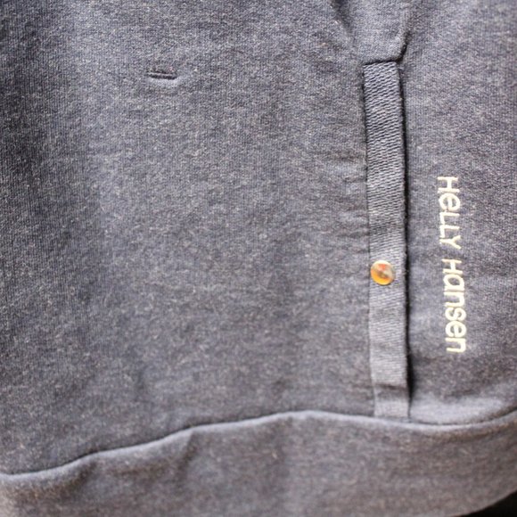 Helly Hanson Blue cotton blend top with back zipper XS - Picture 3 of 7